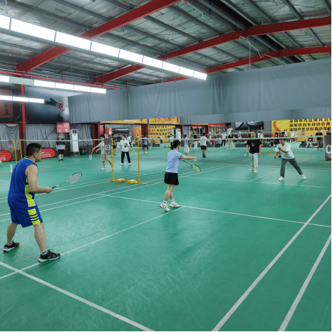 安帕爾第二屆羽毛球杯預演火熱 ---點燃團隊激情